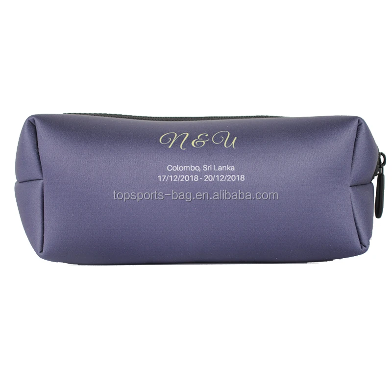 

Logo Printing Big Capacity Zipper Neoprene Travel Wash Storage Bag for Men