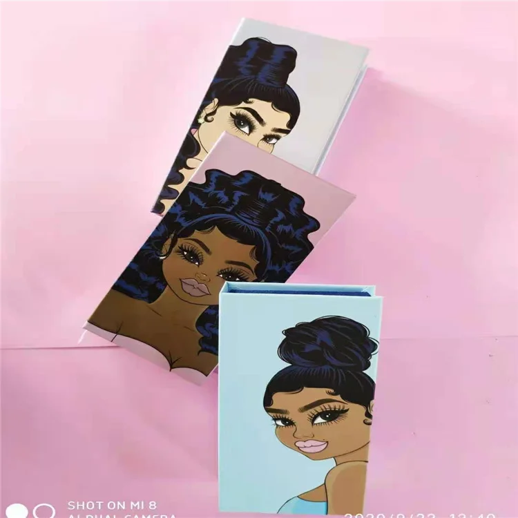 

3D Mink Eye Lashes Beauty Girl Cute Case Private Label Customized Luxury Eyelash Packaging Box