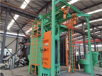 
KNNJOO - LPG /CNG /Gas Cylinder Shot Blasting Rust Removing Machine 