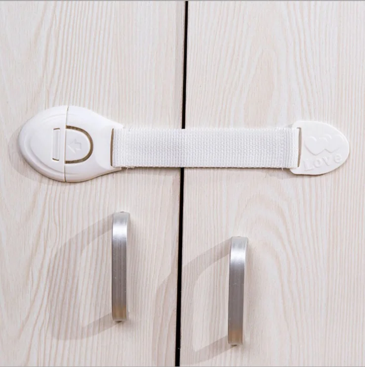 

Child safety locks protect Open from Both Sides Door Latches for Drawers Cupboards Appliances Toilet