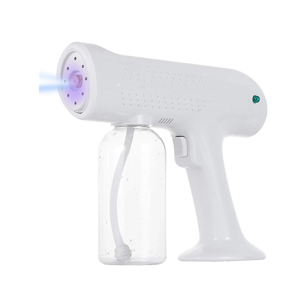 

High Pressure Atomizer Cordless Electrostatic Fog Alcohol Dispenser Hand Spray Gun Portable Power Sprayer, White