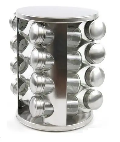 

12pcs Jar revolving spice set with rack, Any color