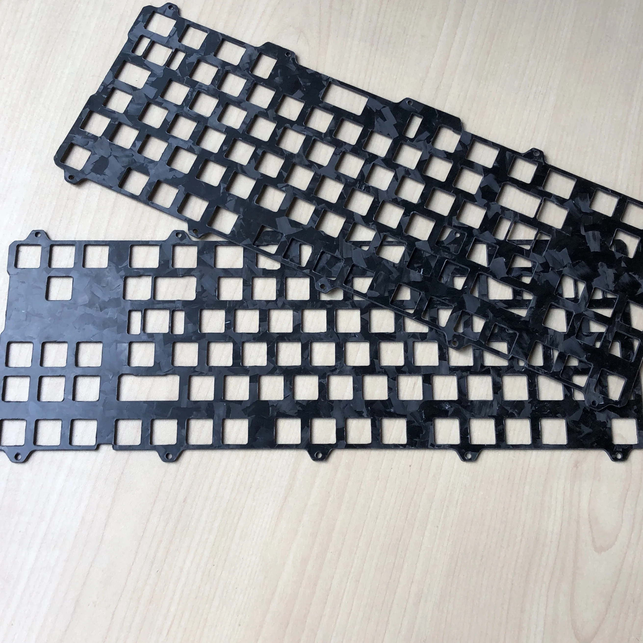 Carbon Fiber Keyboard Plate Custom Mechanical Keyboard 3k Full Carbon