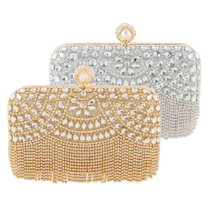 

Luxury Crystal Evening Dinner Bag Women Rhinestone Clutch Purse Handbag Female Party Wedding Clutch Bags