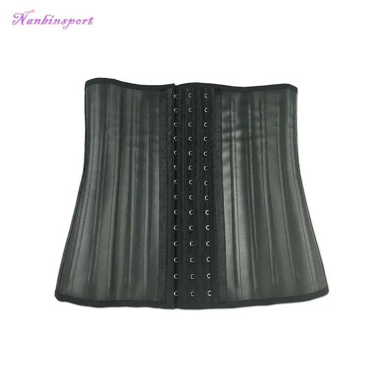 

NANBIN fashion private label corset waist trainer Latex 25 Steel Bone Waist Trainer shaper women