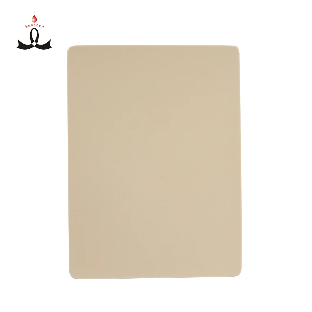 

Factory Supply Blank Silicone Skin Permanent Makeup Natural Skin Color Mat For PMU Beginners