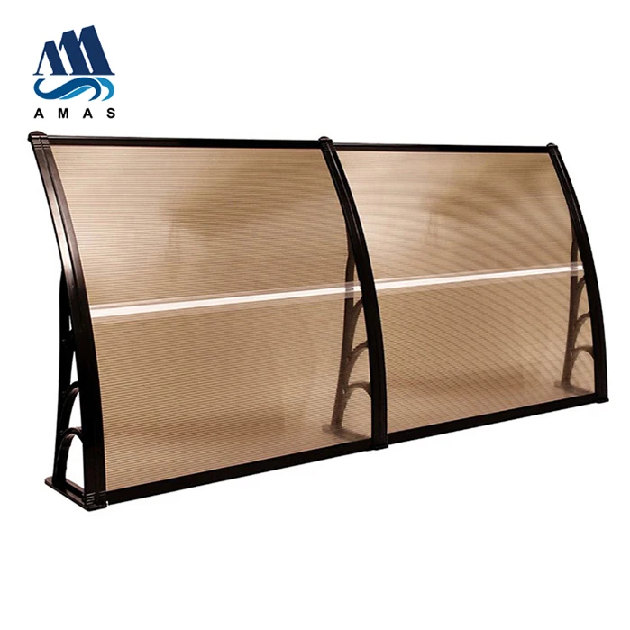 

Amas wholesale Car roof awning outdoor dog kennel galvanized polycarbonate window door awning canopy, Customized colors