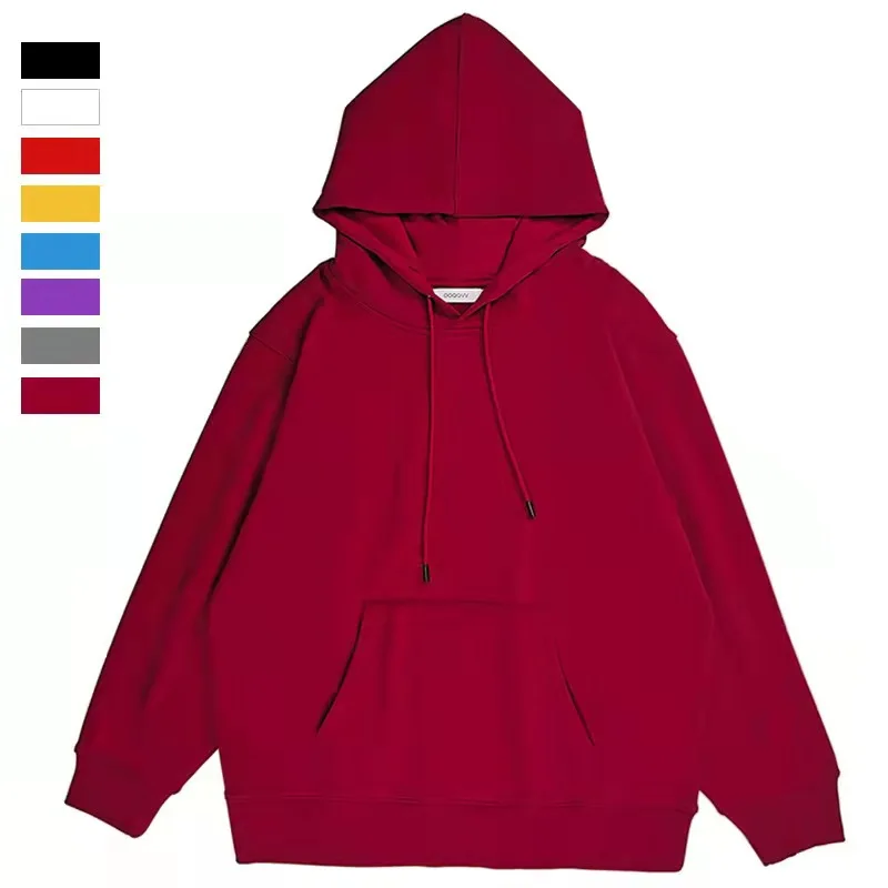 

Mens clothing custom logo embossing hood sweatshirt hoodie 100% cotton heavy weight unisex designer hoodies, Customized color
