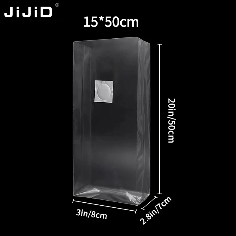 

JiJiD 150*500mm Bulk Spawn Grow Bags/transparent Polypropylene Mushroom Cultivation Bag Pp Filter Mushroom Bag
