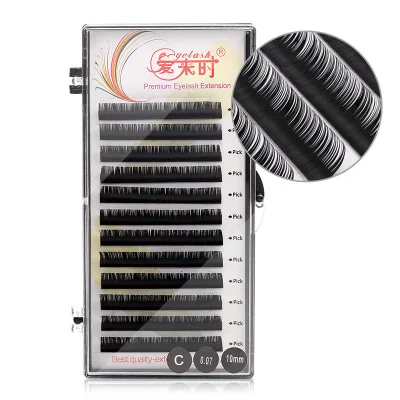 

Private Label NEW All Sizes Eyelashes B C CC D Natural False Eyelashes Mink Classic Eyelash Lash Extension 0.03-0.25mm