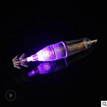 

12cm 35g 2020 low price beauty fashion appearance LED luminous fishing squid lure with LED lamp, 5 colors