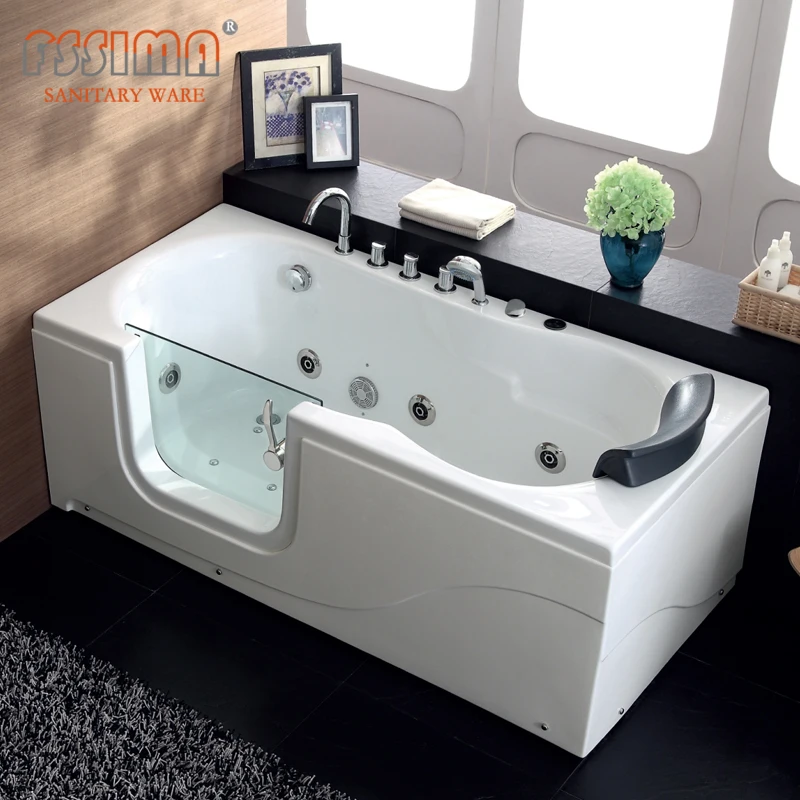 Easy Walk In Acrylic Massage Bathtub Elderly Sitting Bathtub Buy Walk
