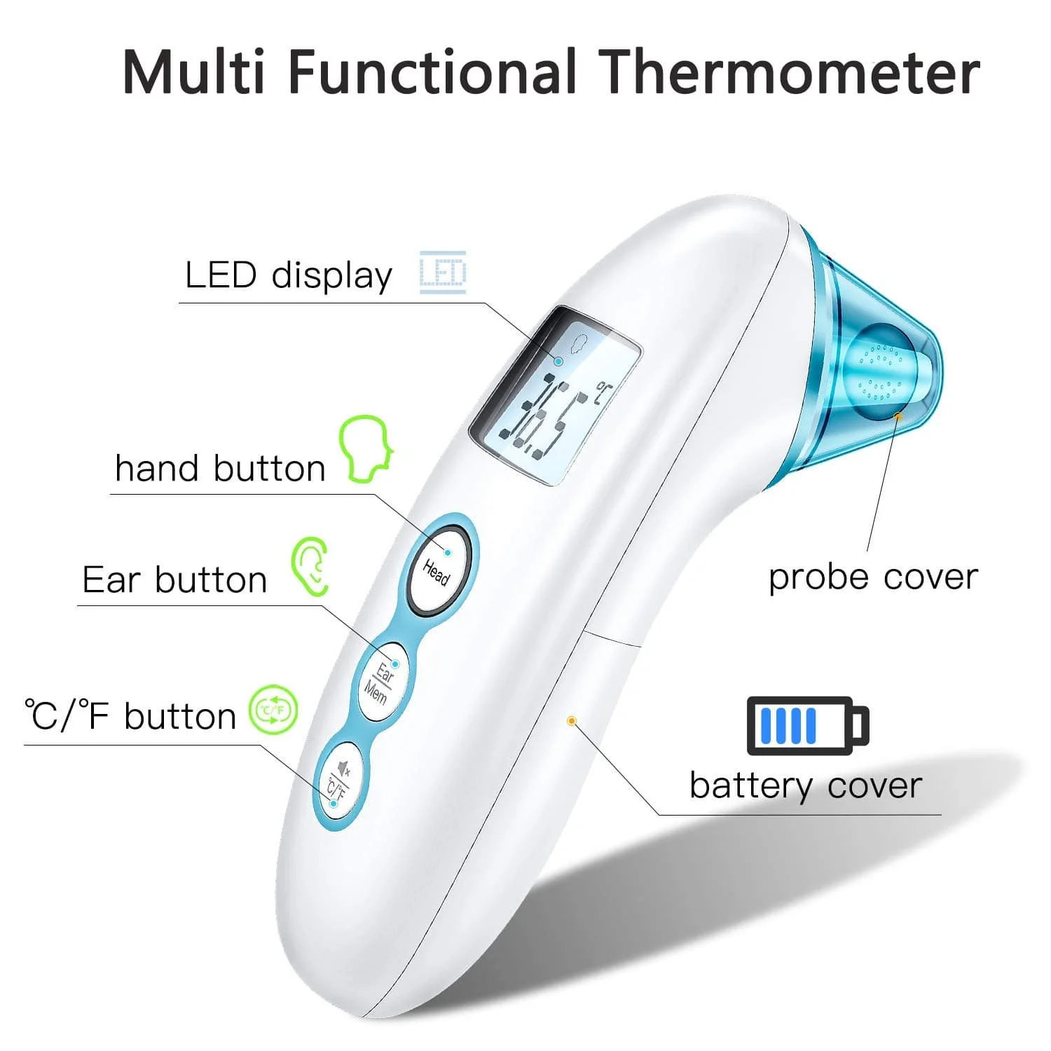 High Accuracy Dual Laser Digital Infrared Thermometer - Buy Dual Laser