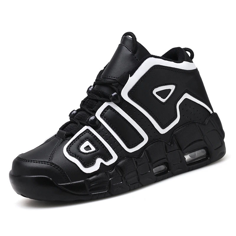 

BSC8 Men Air More Uptempo The Same Style Trainers Sport Sneakers Mesh Breathable Casual Air Cushion Shoes Big Air White, Black/white/blue/red/blackwhite