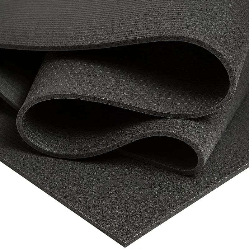 Wholesale Yoga Mat Rubber Natural Nbr Black Waterproof Black Oem ...