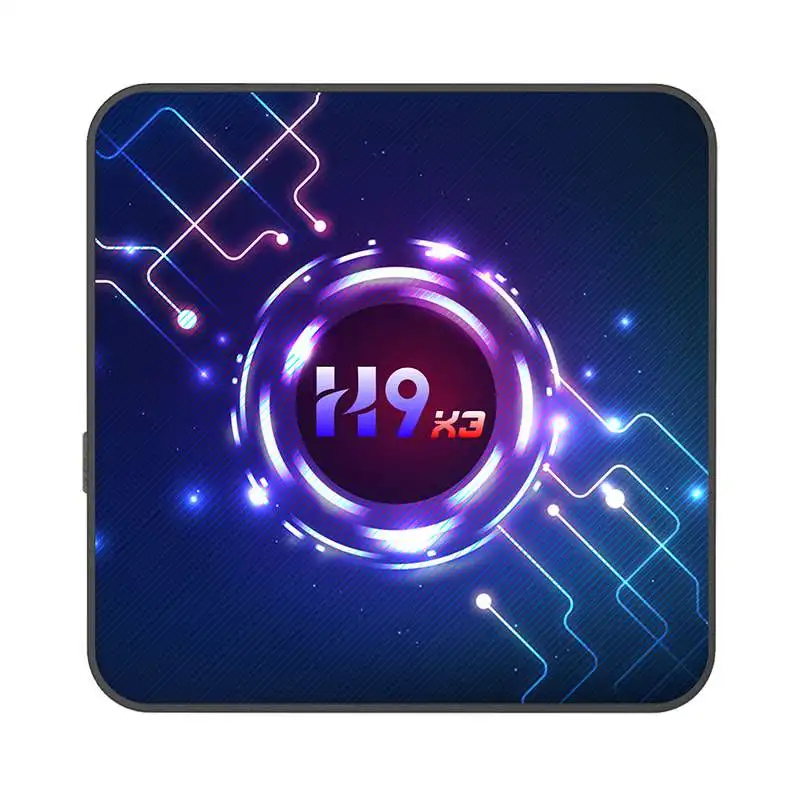 

High Quality H9 X3 Android 9.0 Tv Box Amlogic S905X3 4GB 32GB 64GB 2.4G 5G Dual WIFI 8K Smart Set Top Box