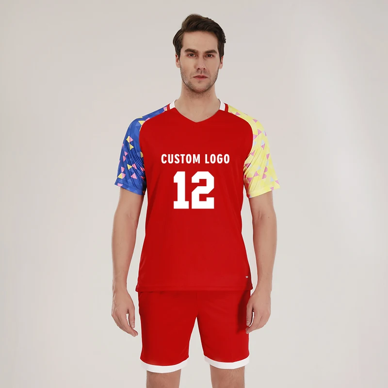 

Custom Youth Football Jersey Uniforms Soccer Wear Sport Wears Football Soccer Jersey Wholesale