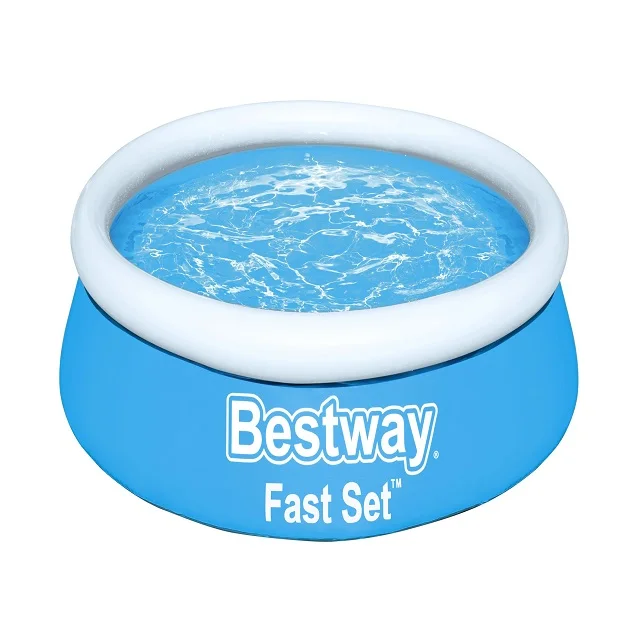 

BESTWAY 57392/57265/57266 Fast Set Inflatable Pool Round for children round swimming pool, As picture
