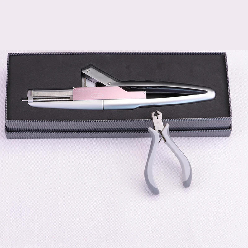 

No-Trace Hair Extensions Tool For 6D Hair Tools about 6D-1 and 6D-2 installation machine 6D hair machine, Silver , golden