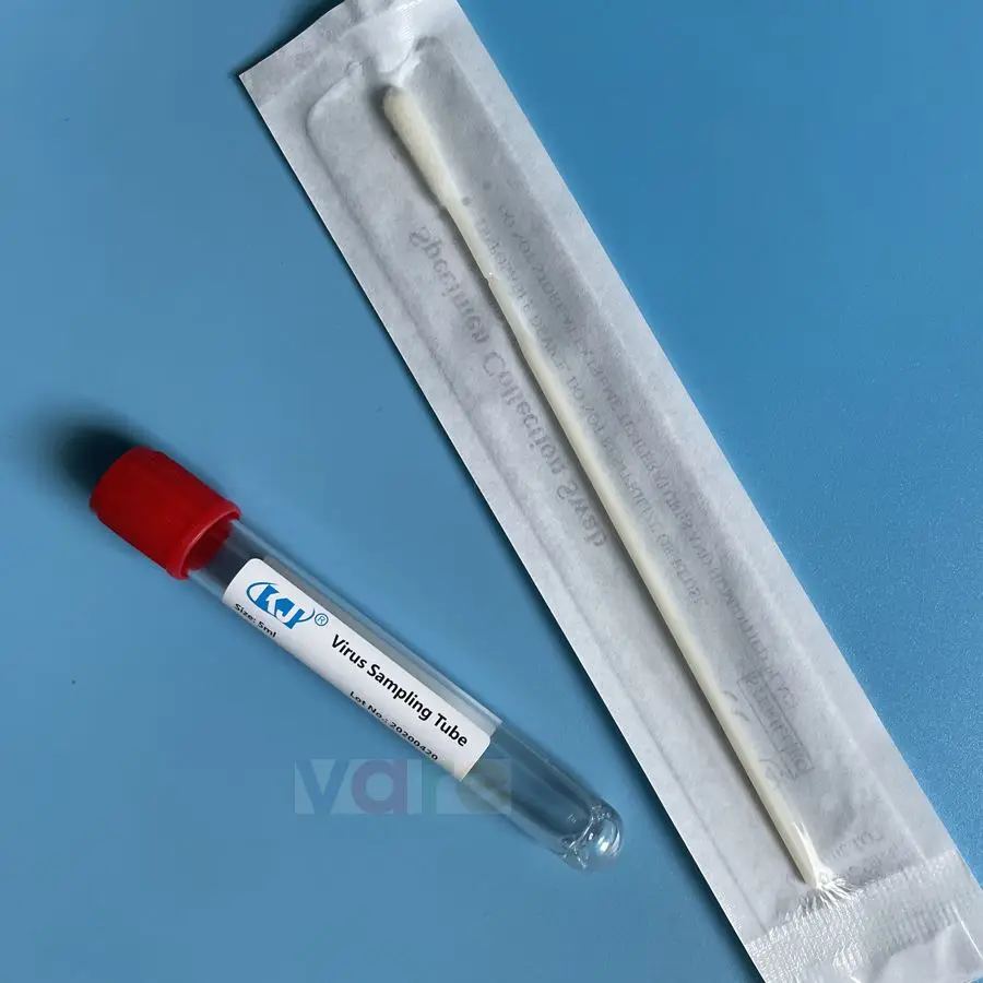 
Disposable virus sampling tube with VTM UTM and Nylon flocked swabs 