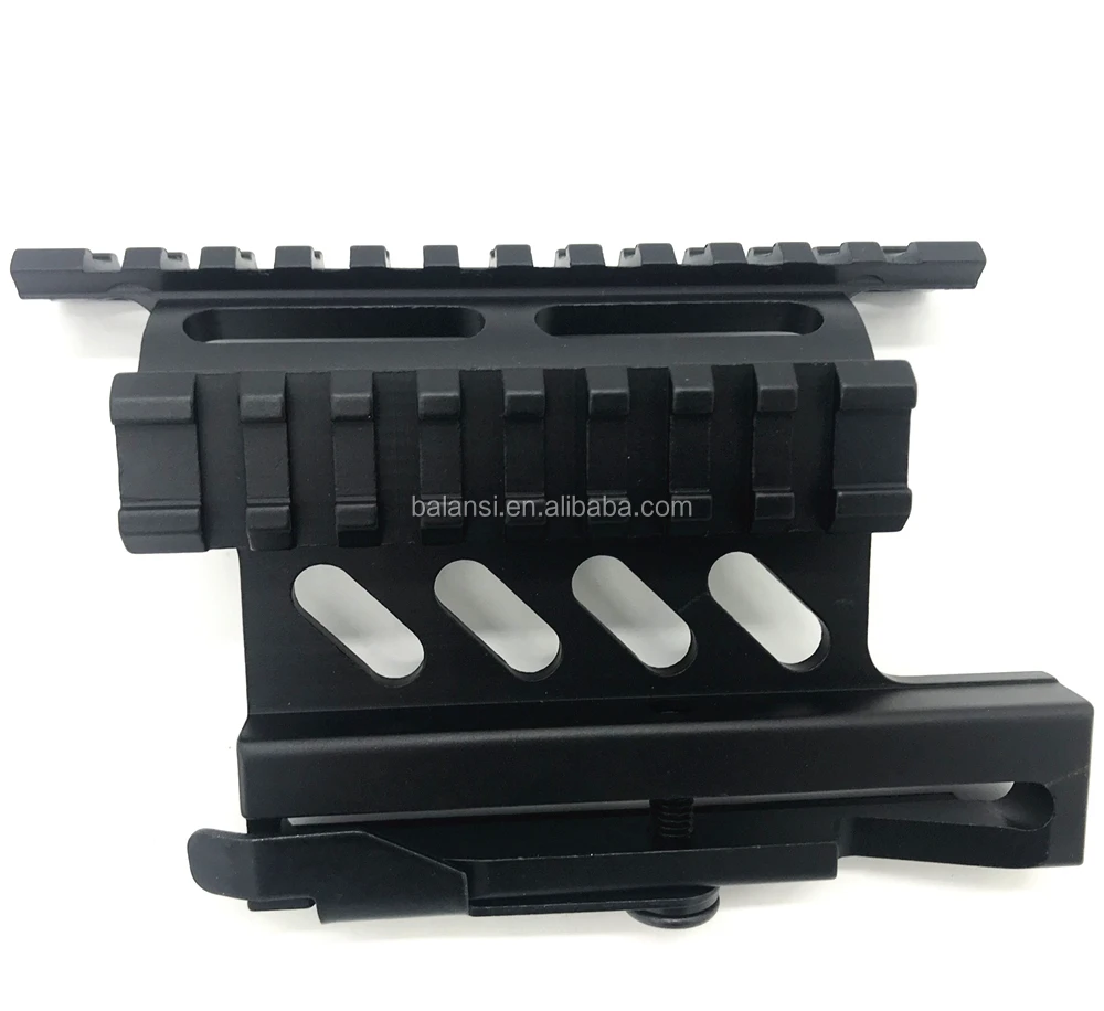 

Tactical AK Serie Rail Side Mount QD Style 20mm weaver rail Double Side AK Scope Sight Mounts Rifle, Black