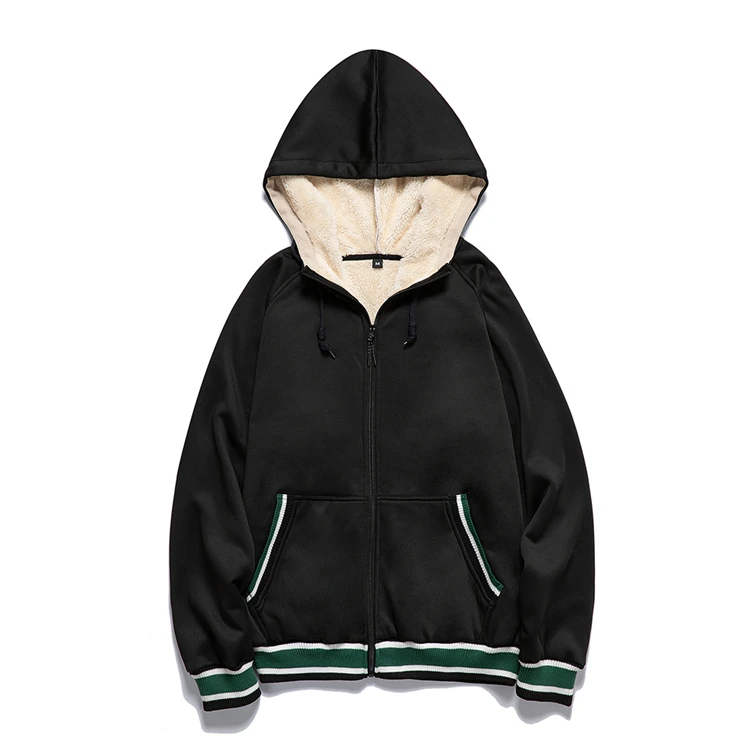 

New Autumn Winter Men Zipper Inside Fleece Hoodie Warm Casual Hoodies Custom Logo Jogging Men Sweatshirts Men's Hoodies, As picture