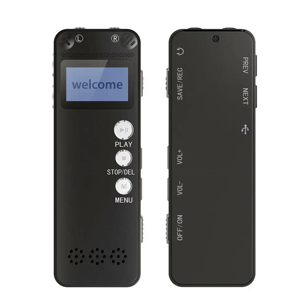 

Professional Mini Stereo MP3 Music Player Metal Aluminum cover Gray Digital Audio Voice Activated Recorder Dictaphone V31
