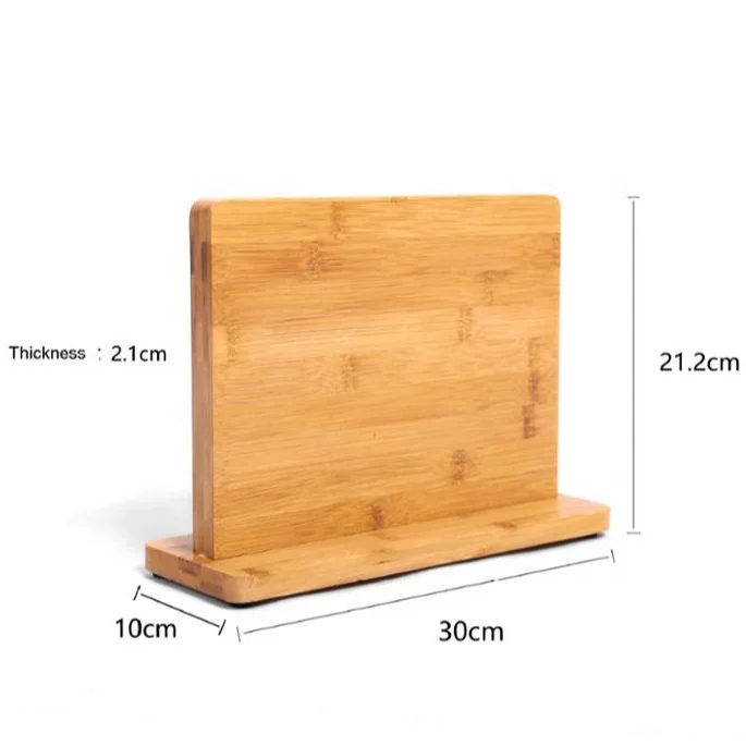 

Wooden Magnetic Knife Block Stand Universal Knife Holder Knife Block Holder