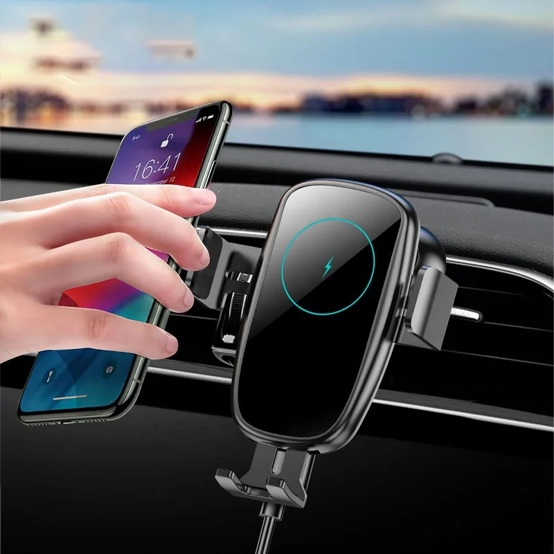 

qi universal car phone 15 watt wireless car charger for wireless fast iphone chargers samsung, Black/white/gold /red