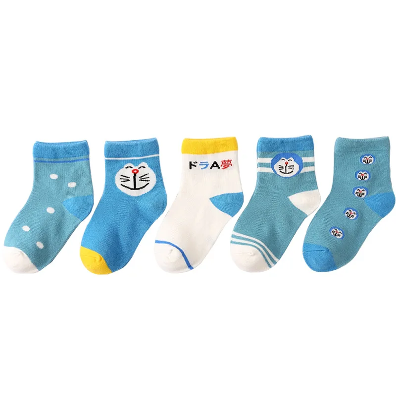 

2021 New Children's socks spring and autumn combed cotton cartoon children's socks boys girls middle tube children's socks