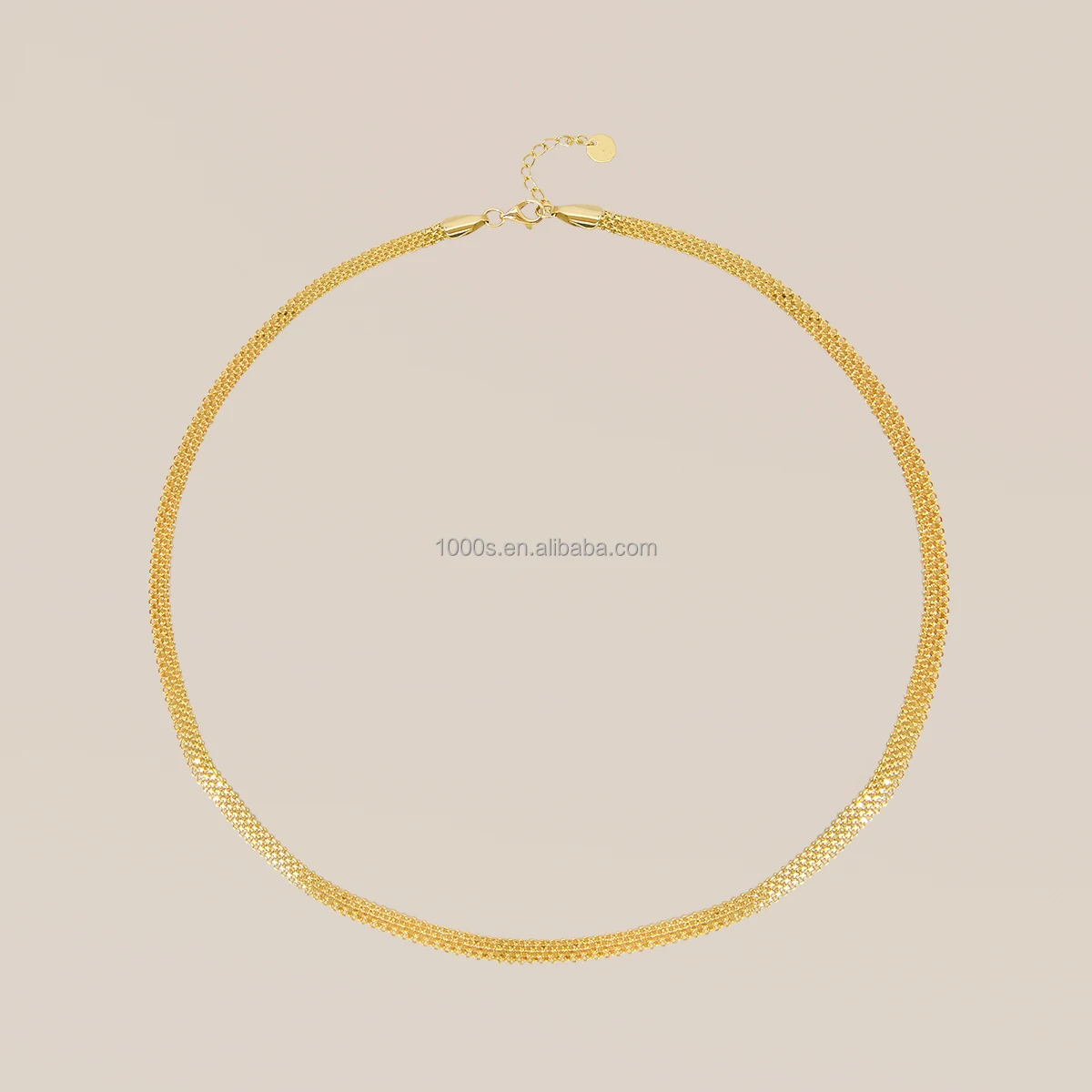 

Gold 18k Chain Necklace Au750 Exquisite New Design 18K Real Solid Popular Women Necklaces Yellow Gold