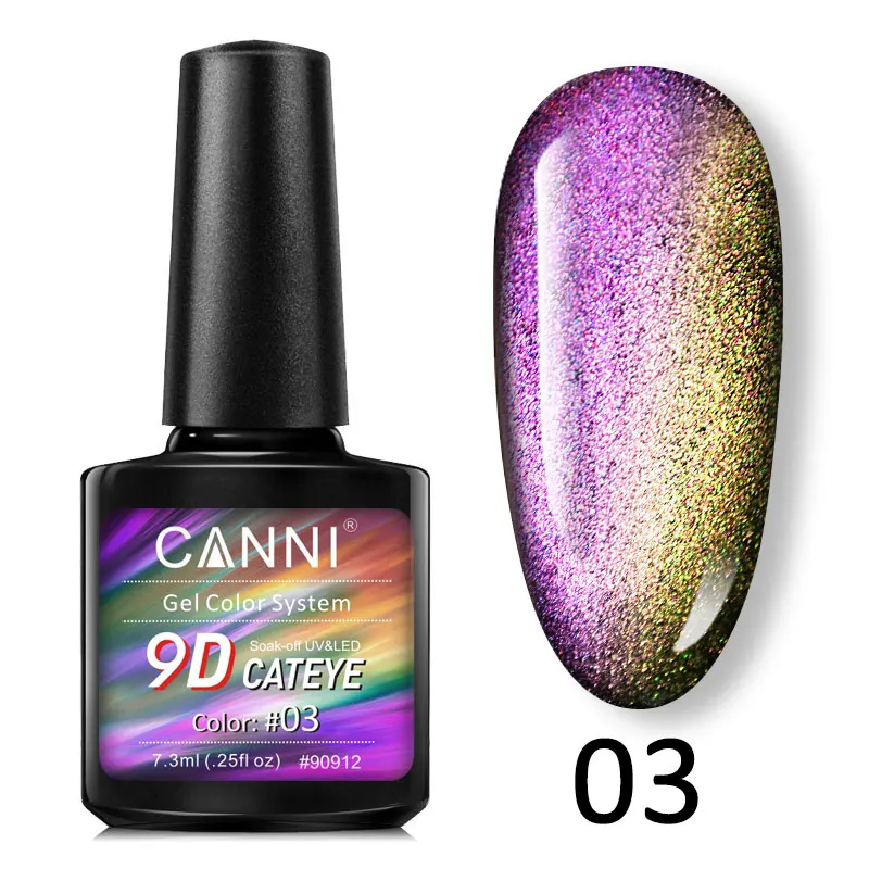Canni New 9d Galaxy Cat Eye Gel Polish Set Box Venalisa Magical Glitter ...