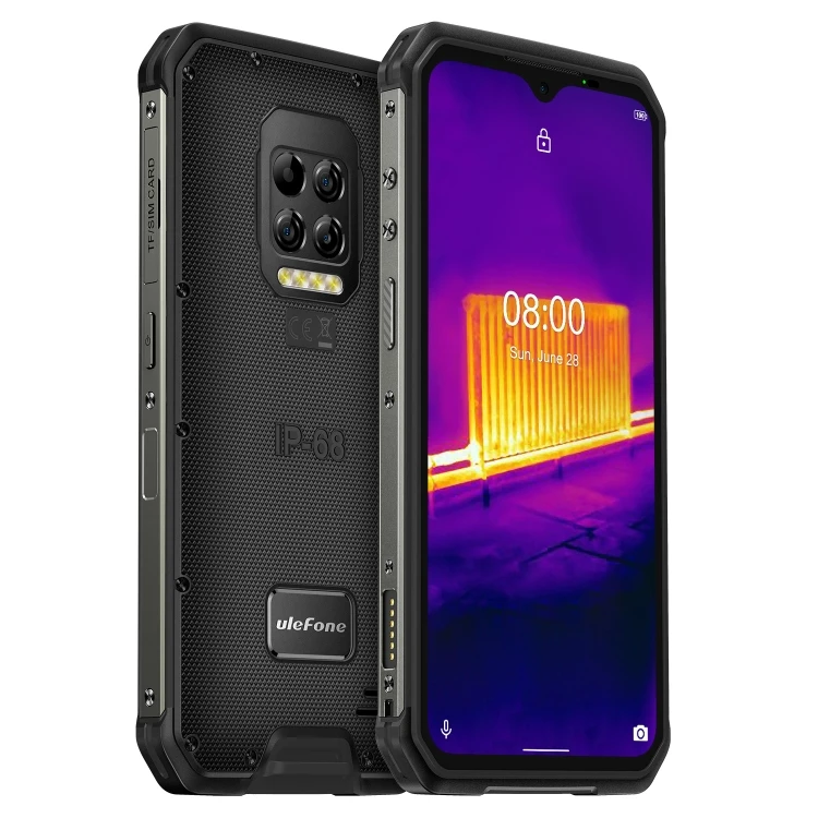

Global Version Ulefone Armor 9 Thermal Imaging Camera Android 10 IP68 Rugged Mobile Phone 8GB/128GB NFC 4G LTE Smartphone