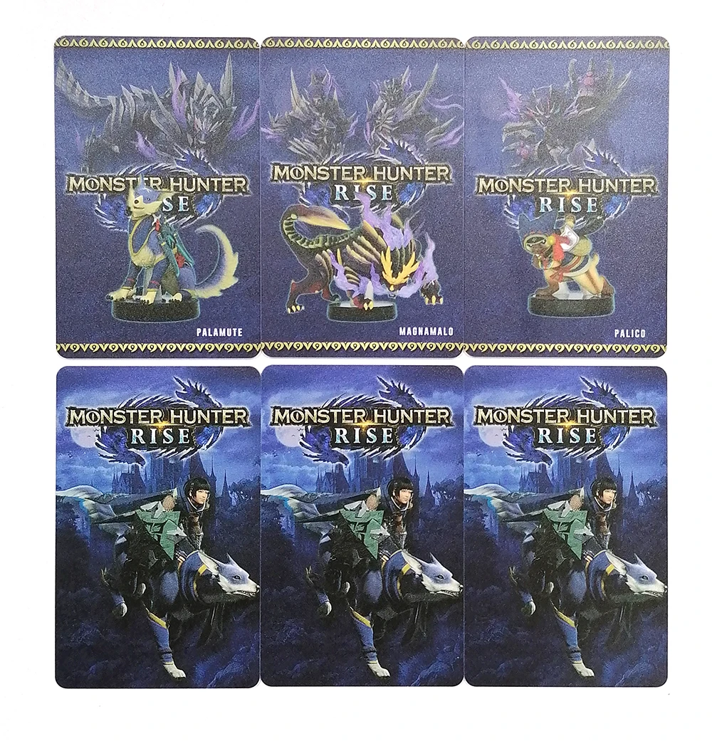 

Drop Shipping Monster Hunter RISE Ntag Nfc Amiibo Card Set For Nintendo Switch And Lite