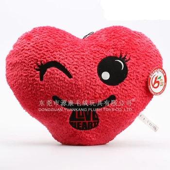 heart shaped plush