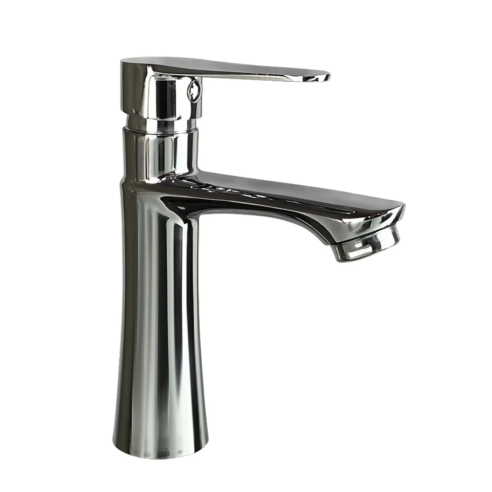

MCBKRPDIO Zinc Bathroom Faucet Gold Basin Cold Water Sink Tap Single Hole Deck Mounted Single Handle