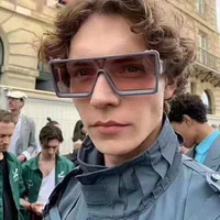 

2020 oversize big frame black square custom vintage men women shades