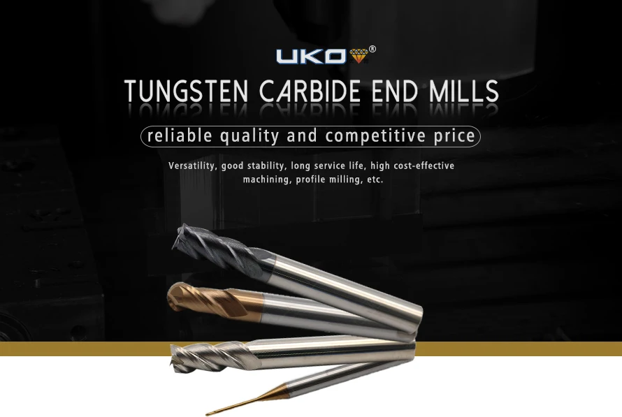 High Speed 2 Flutes Nano Coating Spherical End Mill Cutters For