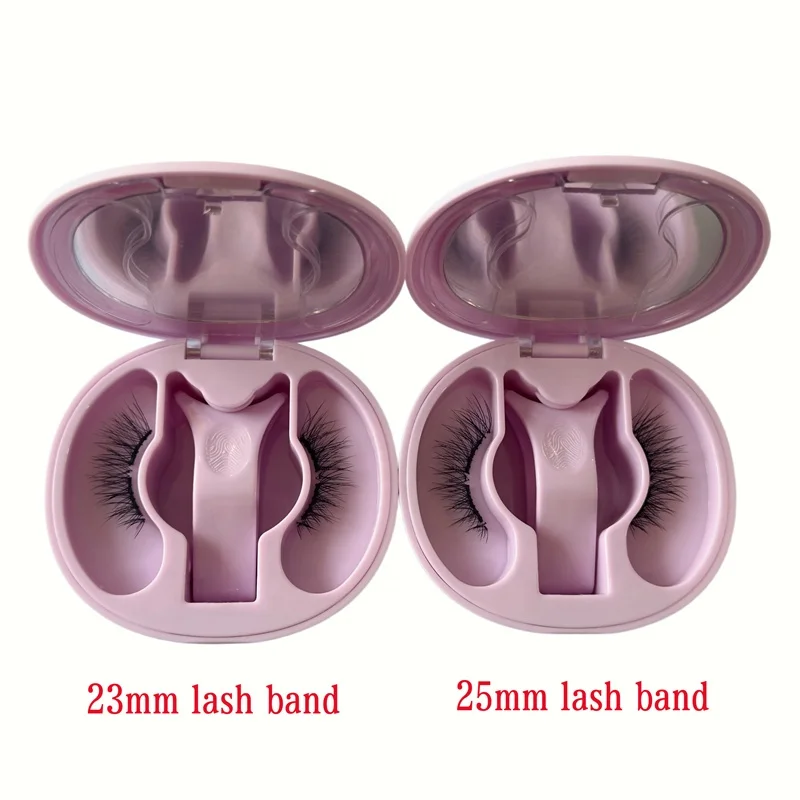 5D Fluffy Soft Magnetic Lashes Oem Silk Soft Magnetic Eyelashes Natural Look False Lashes No Glue Easy Apply