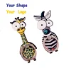 Custom shape and logo 360 degree rotating Acrylic Cell Phone Holder Hand Grip Finger Ring socket bracket mobile phone stand hold