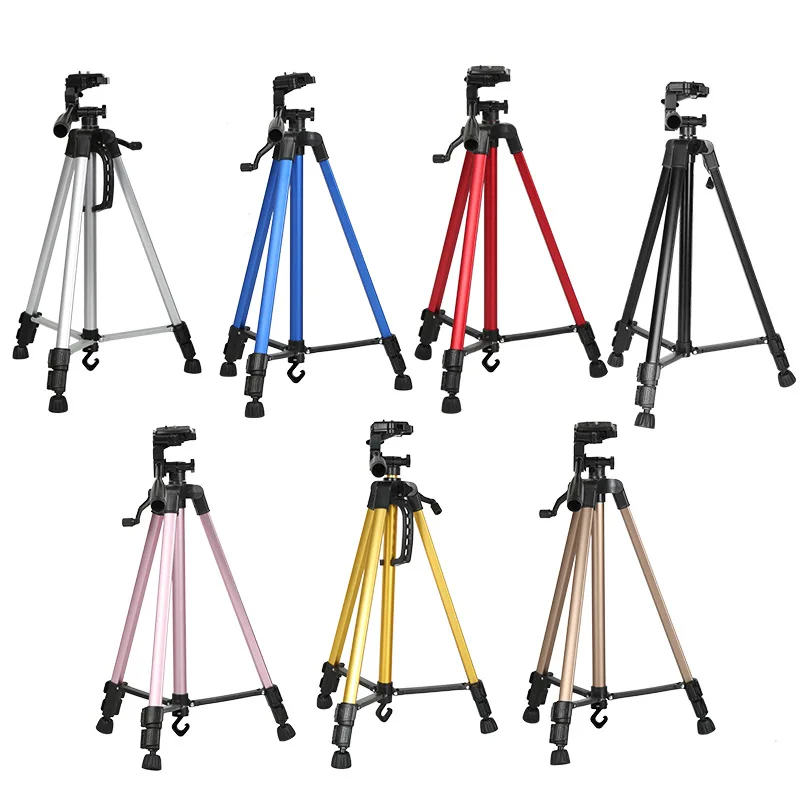 

3366 Professional And Lightweight Colorful Tripod Camera Tripod With Carrying Bag