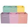Toy storage box foldable storage cubes with handles