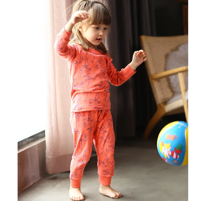 
high quality kids sleepwear boys cotton sleepwear 4 patterns pajamas girls kids pajamas set 9U303 