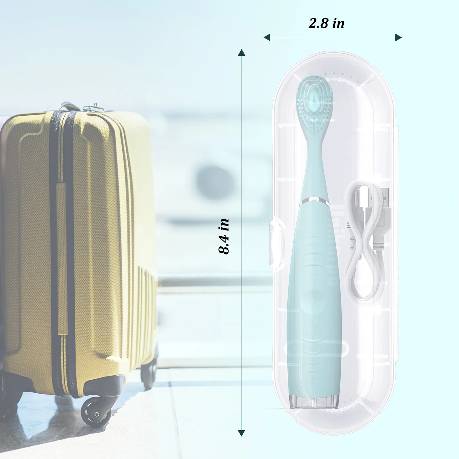 Electric Tongue Cleaner For Fresher Breath In Seconds Made By Soft