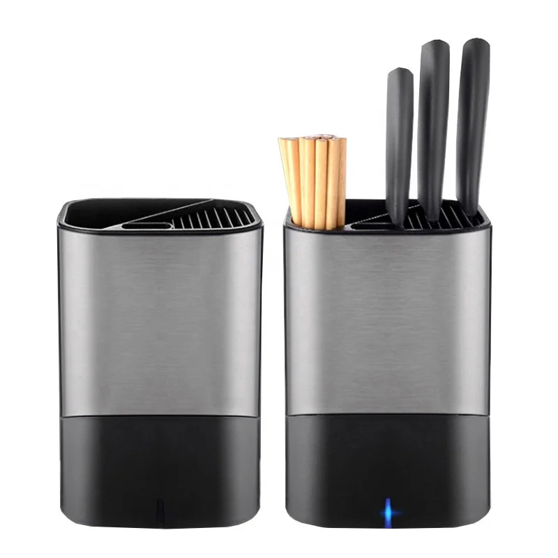 

Home Use Kitchen Tool Knife Spoon Ozone Disinfection Multifunction Knife Stand Holder