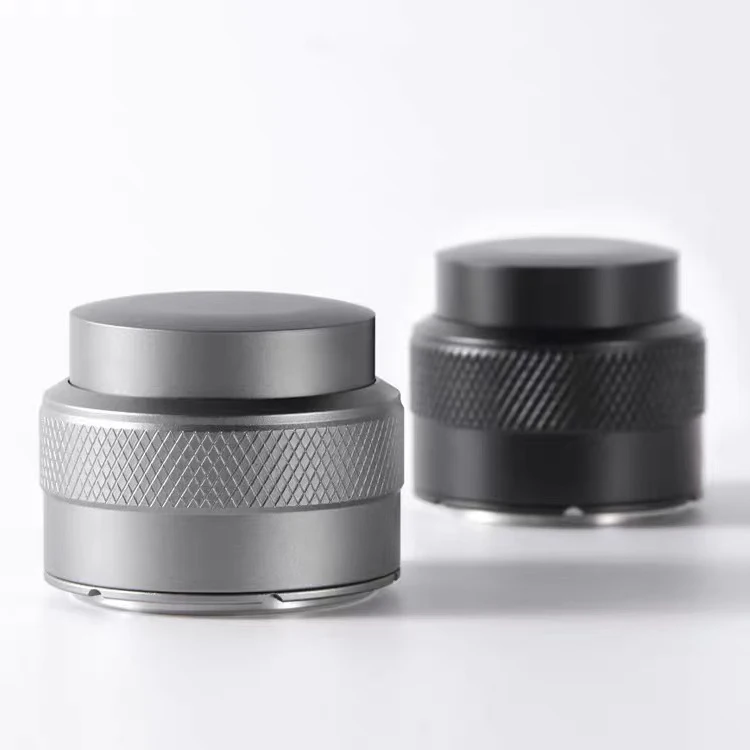 

51/53/58 mm Espresso Elastic Compactor Powder Hammer 304 Stainless Steel base Coffee Aluminum Distributor