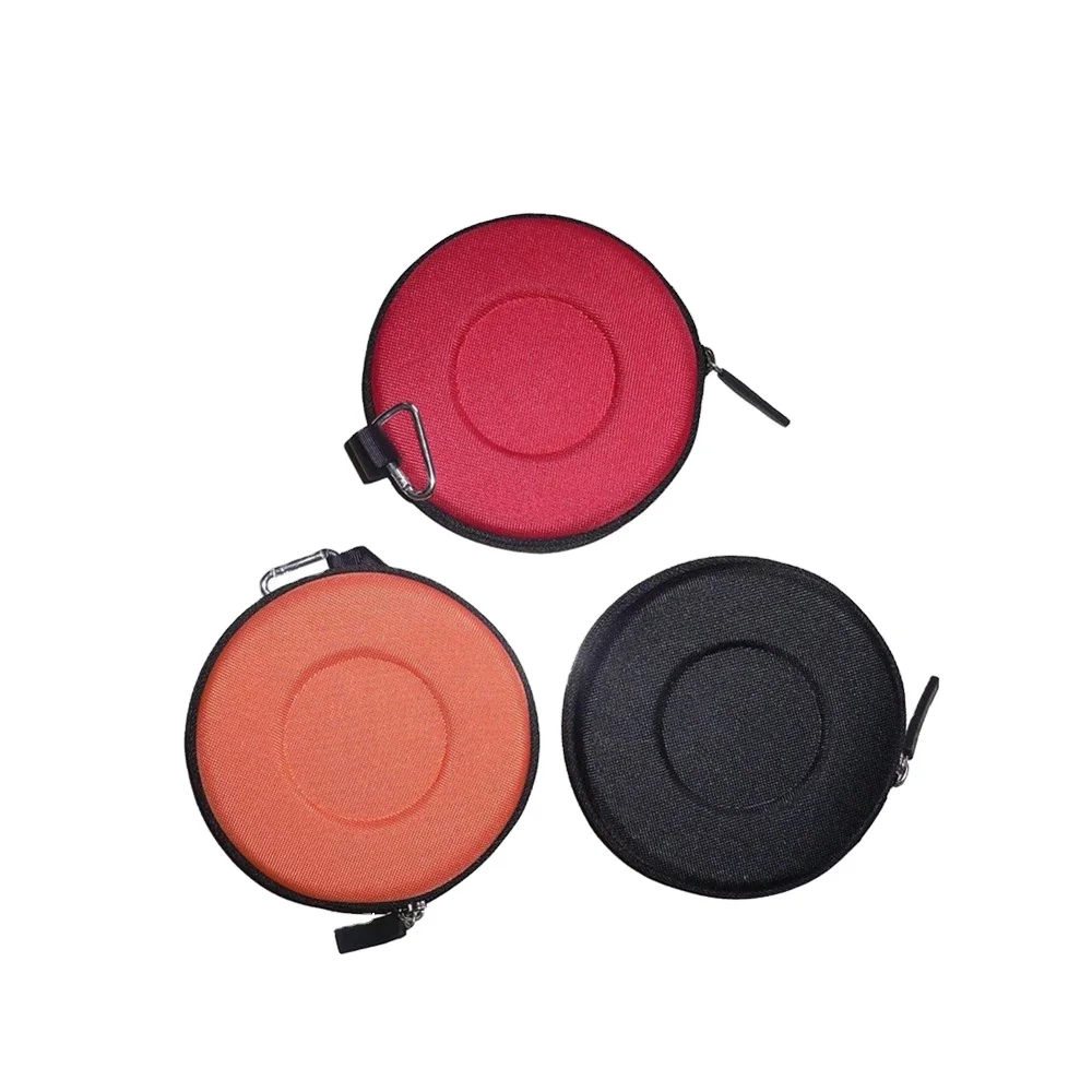 

Special shape custom eva case zipper close lightweight practical round eva case, Optional color round eva case