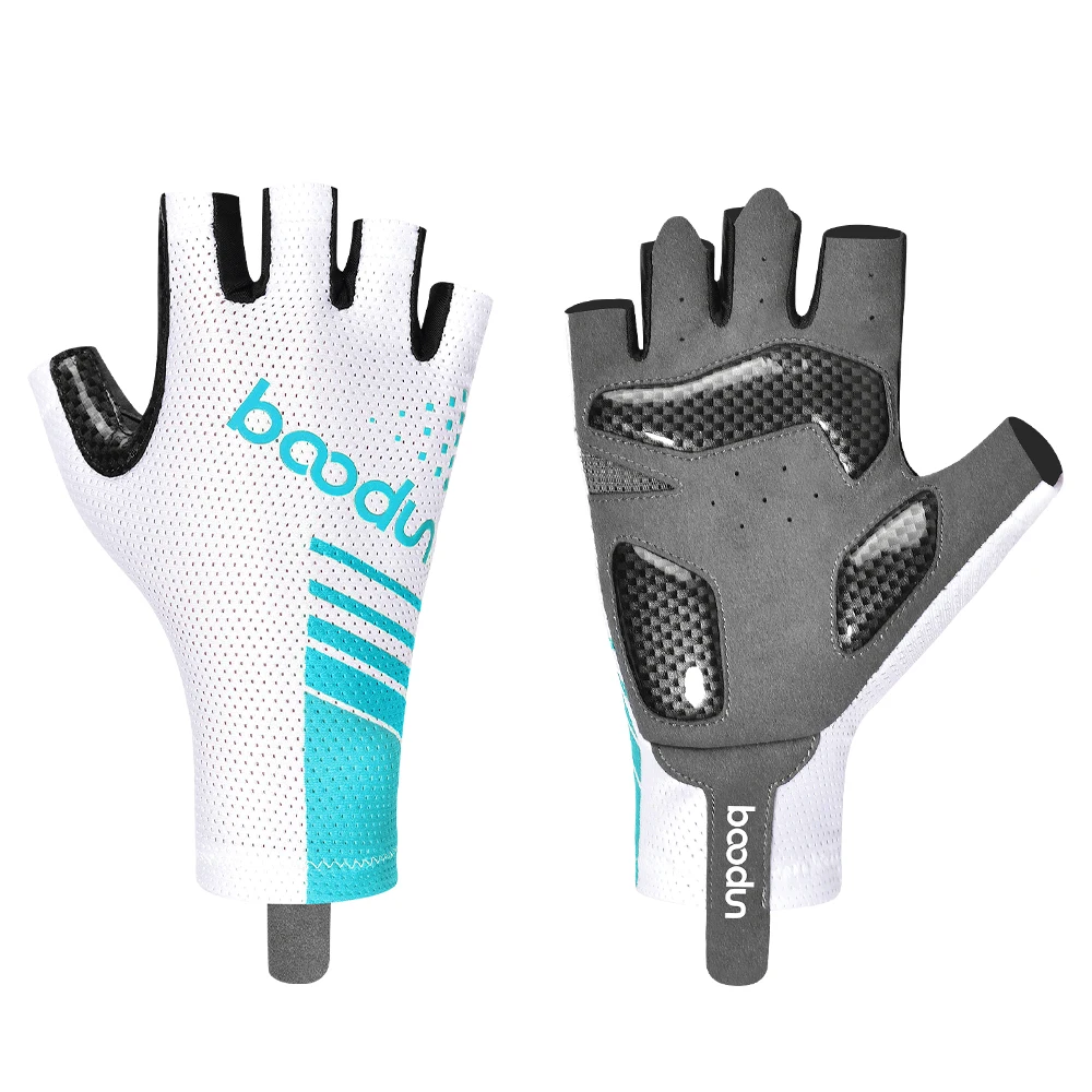

boodun long wrist racing gloves bicycle breathable soft exercise bike cycling gloves, As picture