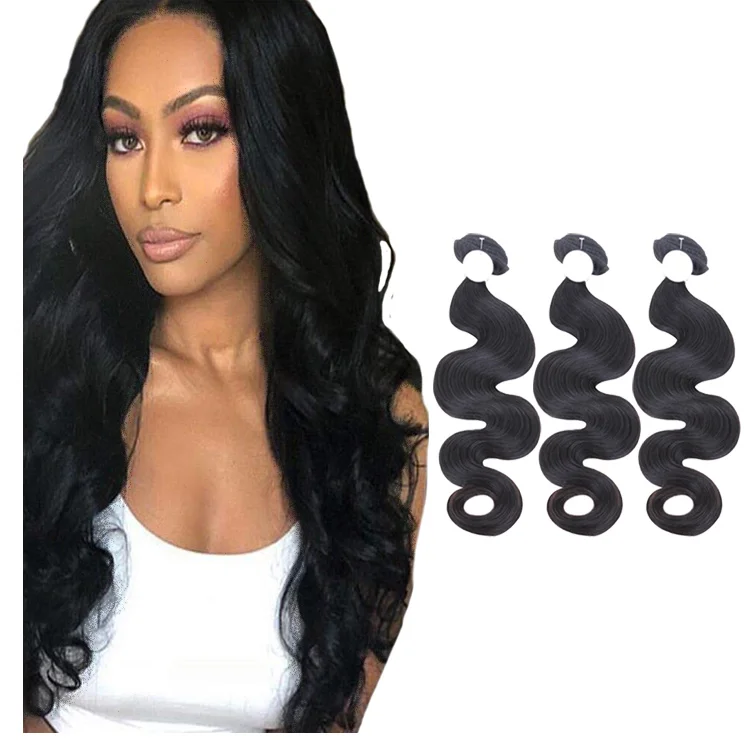 

FH factory wholesale 100% remy human hair in bulk virgin mink brazilian hair extension body wave