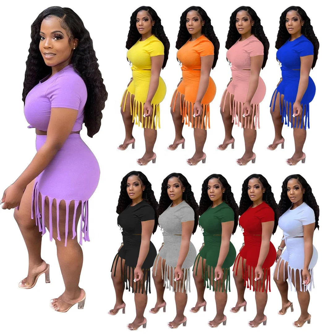 

XUYA high quality women plus size women clothing two piece set short 5XL, Shown